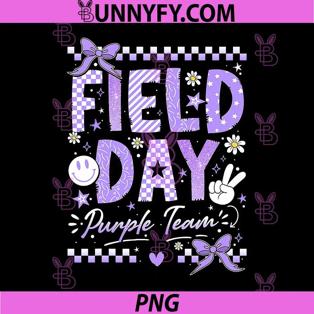 Purple Team Happy Field Day PNG, School Trip for Teacher Student PNG 