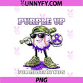 Purple Up For Military Kids PNG, Baseball Military Boys Kid PNG
