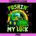 Pushing My Luck PNG, Tractor St Patricks Day PNG