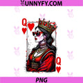 Queen Of Hearts Card PNG, Women Valentines Day PNG