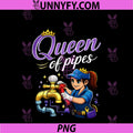 Queen Of Pipes PNG, Plumber Pun Female Plumber Crown Graphic PNG