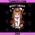 Quest Squad Broccoli Cat Adventurer PNG, Fantasy Night Quest PNG