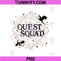 Quest Squad Celestial Dragon Badge PNG, Dark Fantasy PNG