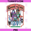 Quest for Cats Roleplay PNG, Retro Vintage Funny Adult Humor PNG