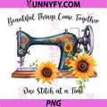 Quilting Yarn Graphic Design PNG, Seamstress Sewing Themed PNG