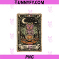 Quokka Zombie Halloween PNG, Vintage Tarot Card Occult Goth PNG
