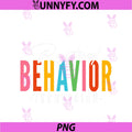 RBT Registered Behavior Technician PNG, Behavioral ABA Therapist PNG