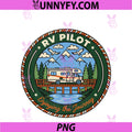 RV Pilot PNG, Enjoying The Journey Campground Travel Vacation PNG