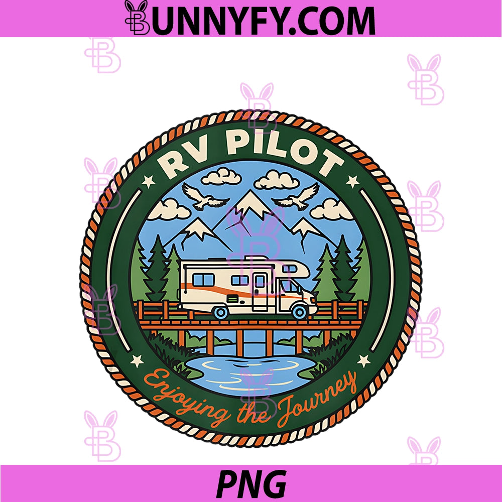 RV Pilot PNG, Enjoying The Journey Campground Travel Vacation PNG