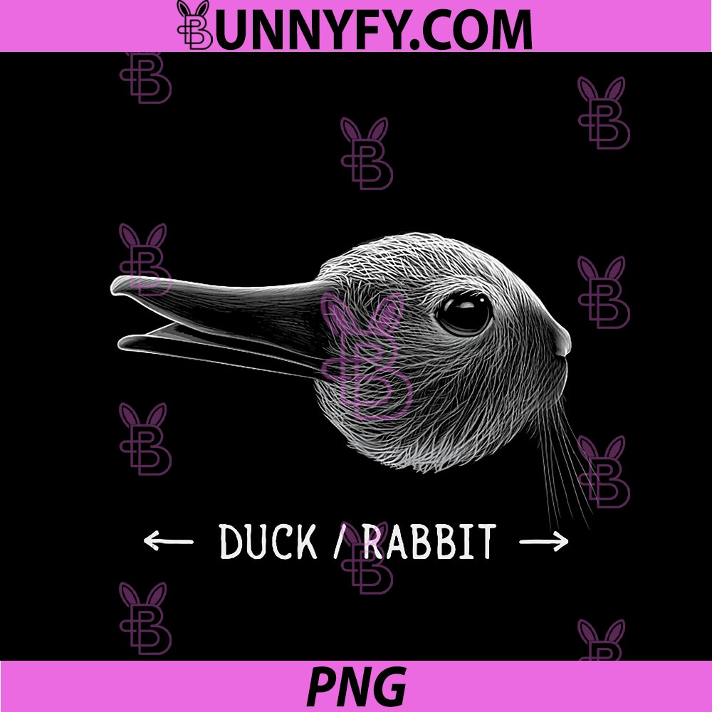 Rabbit Or Duck Optical Illusion PNG, Men Or Women Perception PNG