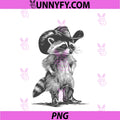 Racoon Cowboy PNG, Funny Racoon Graphic PNG