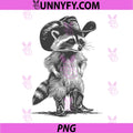 Racoon Cowboy PNG, Funny Racoon Graphic PNG