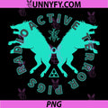 Radioactive Terror Pigs PNG, Odd Fukushima News PNG