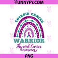 Rainbow PNG, Thyroid Cancer Warrior PNG