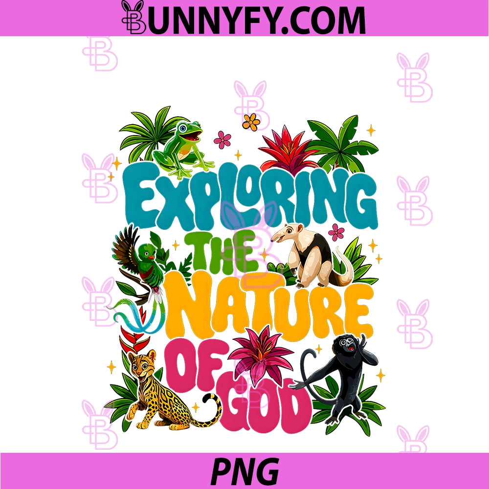 Rainforest Falls Exploring The Nature Of God PNG, Kids VBS 2026 PNG