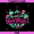Raised With Local Flavor Local PNG, Pride Food Badge PNG