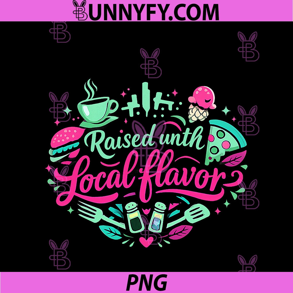 Raised With Local Flavor Local PNG, Pride Food Badge PNG