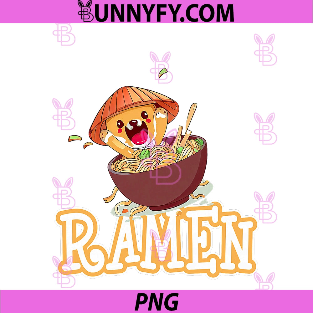 Ramen PNG, Cute Dog Eating Ramen PNG