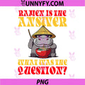 Ramen is The Answer What was The Question PNG, Cute Hippo PNG