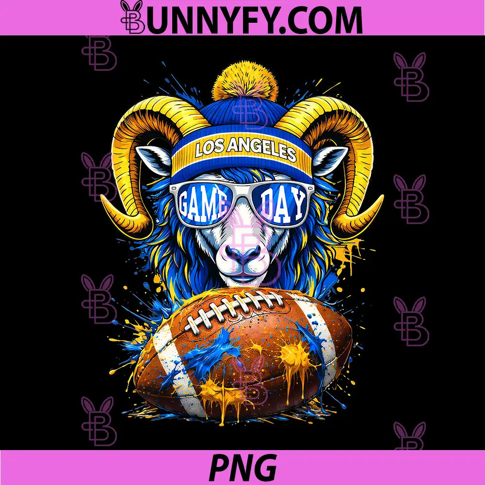 Ram with Beanie and Sunglasses PNG, Game Day PNG