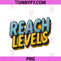 Reach Levels PNG, In Cool Colors PNG