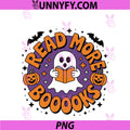 Read More Books PNG, Bookworm Book Lover Librarian Bookish PNG
