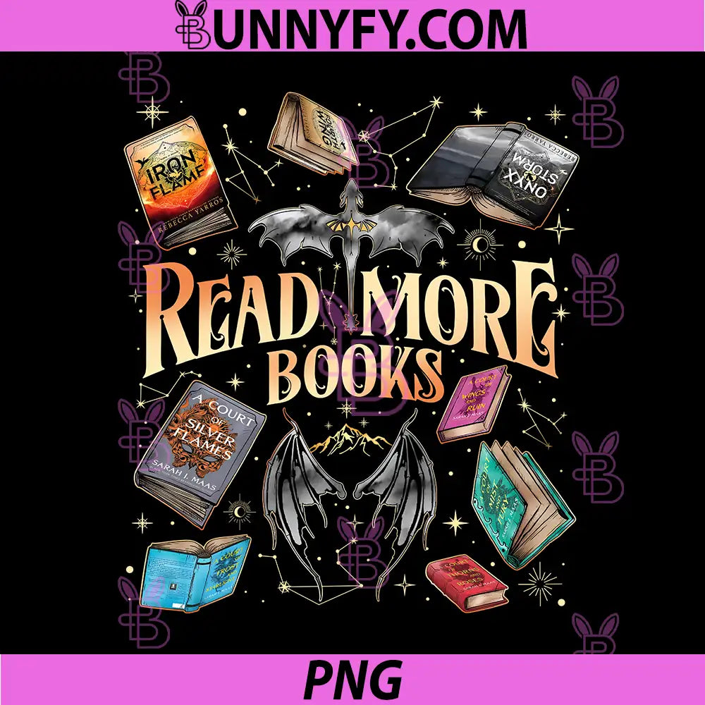 Read More Books Fantasy Dragon Art PNG, Bookish Celestial PNG