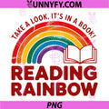Reading Book PNG, Rainbow Literacy Learning Design PNG