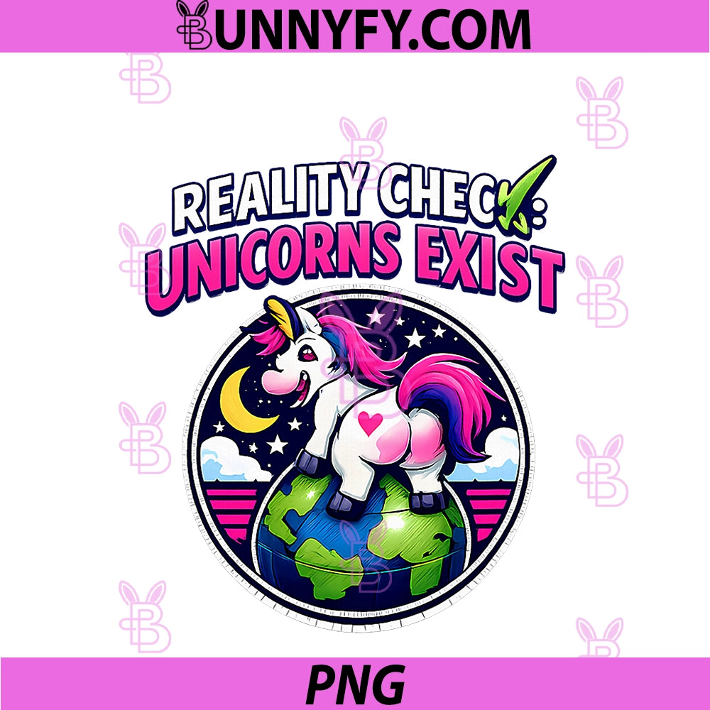 Reality Check Unicorns Exist PNG, Equestrian Wrangler PNG