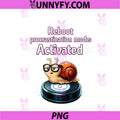 Reboot Procrastination Mode Activated PNG, Snail Tech Humor PNG
