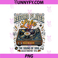 Record Player Vinyl Turntable Retro 1970s PNG, Music Graphic PNG