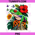 Red Eyed Tree Frog PNG, Colorful Tropical Rainforest Frog Art PNG