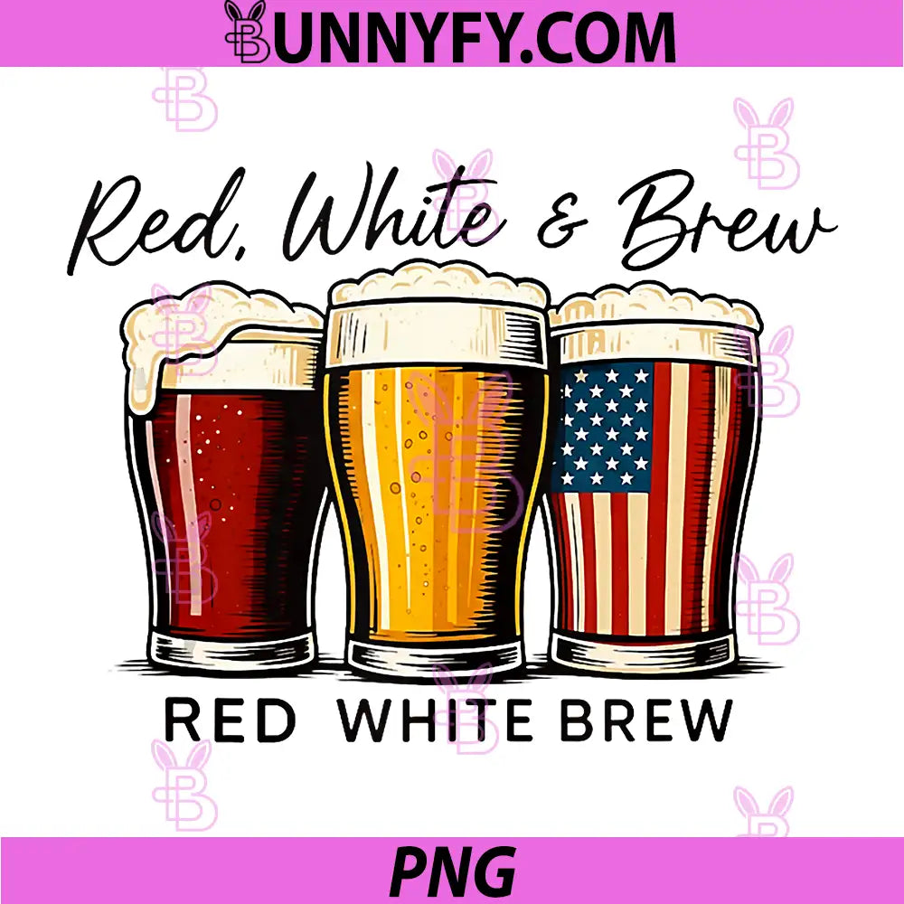 Red White & Brew PNG, Red White Brew PNG