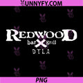 Redwood Bar And Grill Logo Design PNG, Classic Vintage Text PNG