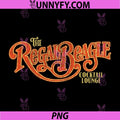 Regal Beagle Vintage PNG, Three's Company Distressed Logo PNG
