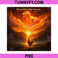 Remember Who Are You PNG, Dinosaur Chicken Cool Funny Graphic PNG