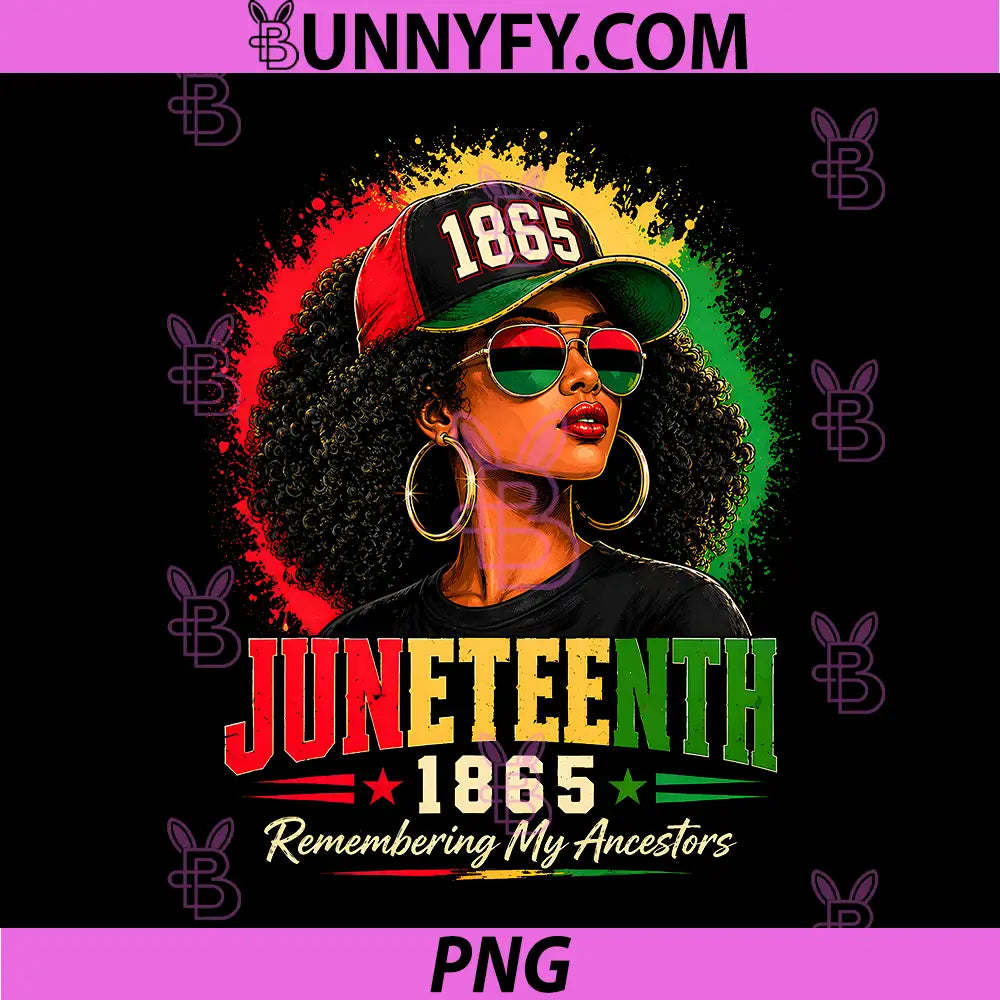 Remembering My Ancestors Black PNG, African American Juneteenth PNG