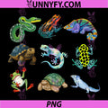 Reptiles Amphibians Snake Frog Lizard Set PNG, Exotic Animals PNG