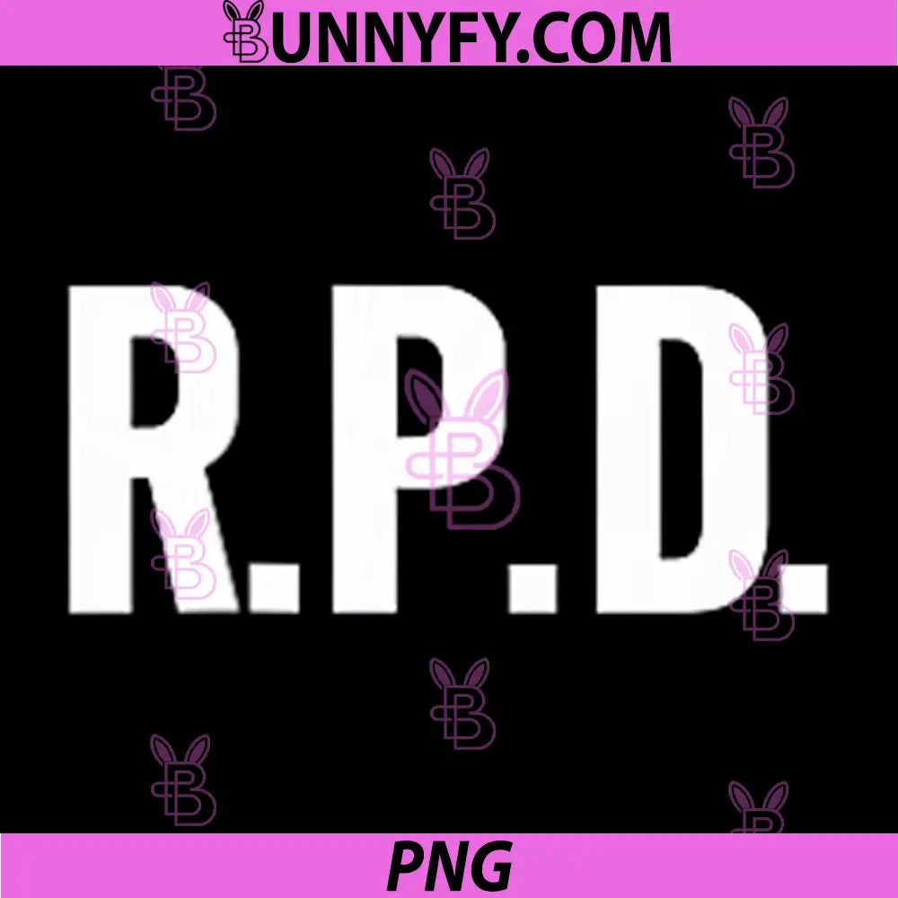 Resident Evil RPD Logo Text PNG, Classic Survival Horror RPD PNG