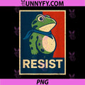 Resist Frog PNG, Portland Frog Protest PNG