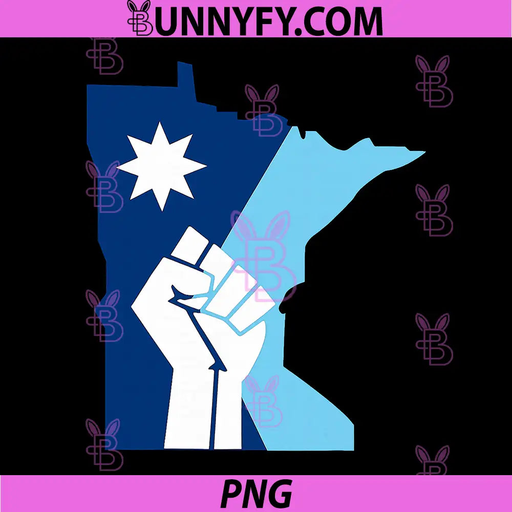 Resist Minnesota Raised Fist Symbol PNG, Minnesota State Protest Power PNG