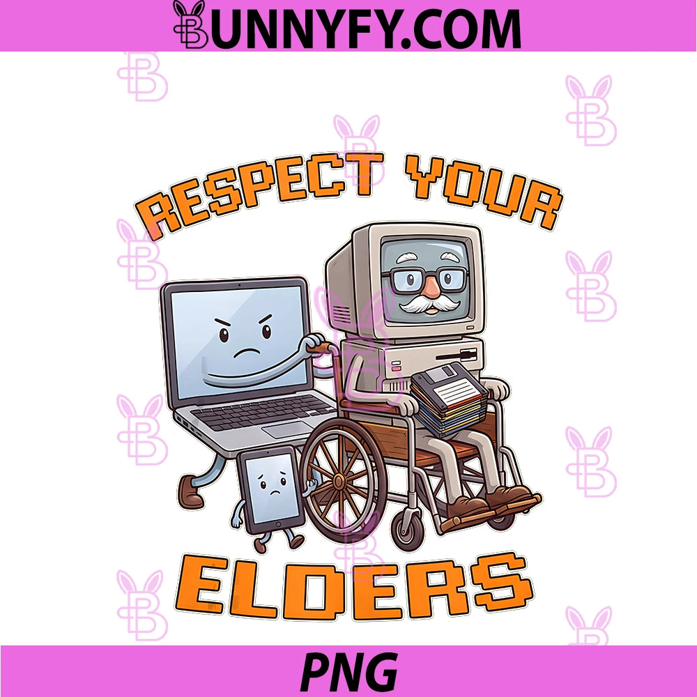 Respect Your Elders PNG, Computer Tech Support Laptop Tablet PNG