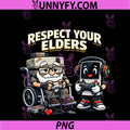 Respect Your Elders Retro Gaming PNG, Funny Gamer Controller 80s PNG