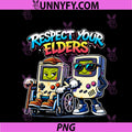 Respect Your Elders Retro Gaming PNG, Funny Gamer Controller 80s PNG