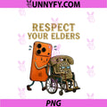 Respect Your Elders Retro PNG, Smartphone Technology Humor Men PNG