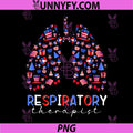 Respiratory Therapist 4th of July PNG, Patriotic RT American Flag PNG