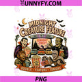 Retro 90s Vampire Frankenstein PNG, Midnight Creature Feature PNG