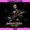 Retro Abraham Lincoln Guitar PNG, Music 4th July 250th Anniversary PNG