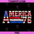 Retro America 250 Years PNG, America Flag America 76 PNG