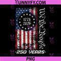 Retro American Flag 250 Years PNG, Freedom Heritage Commemoration PNG 